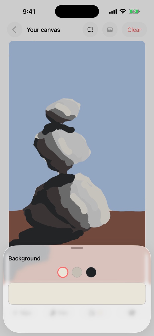 Background chooser