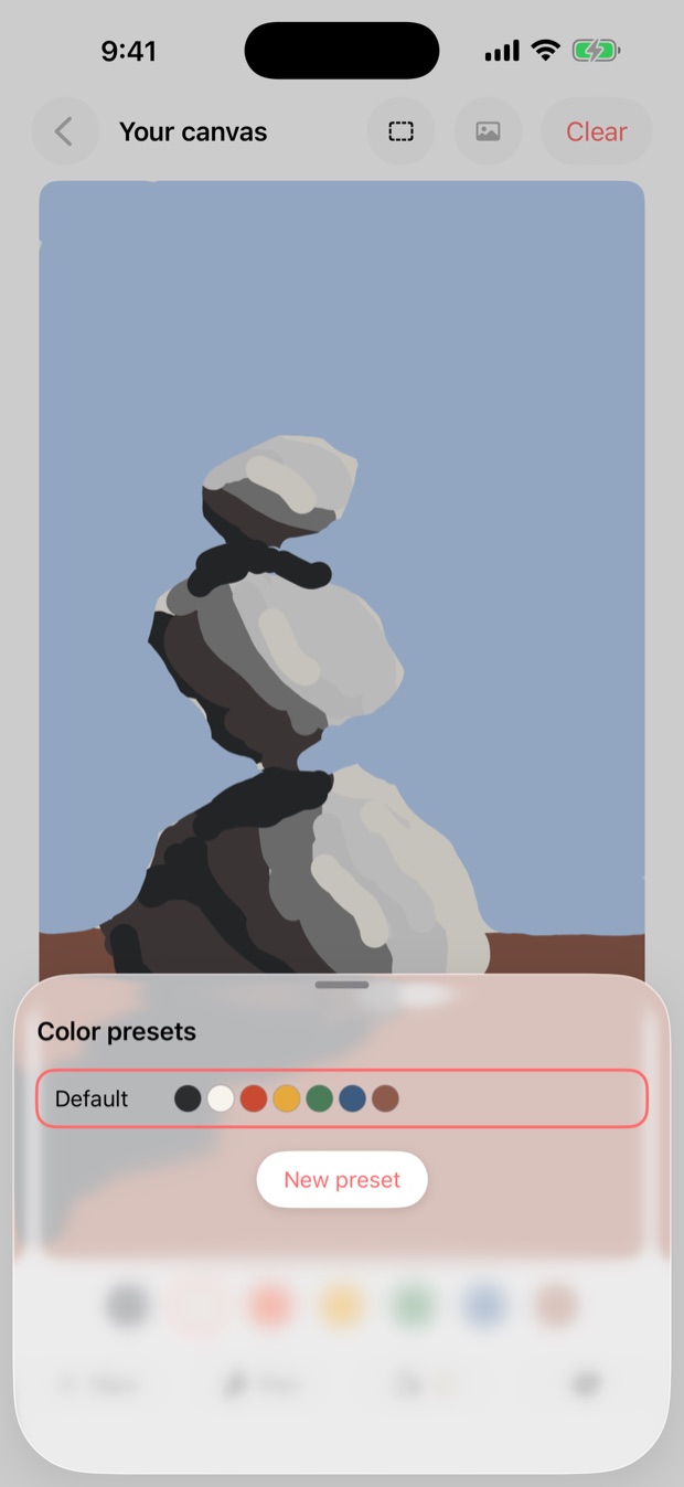Palette presets
